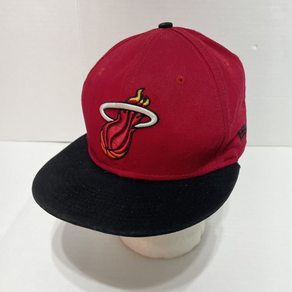 Miami Heat New Era 9FIFTY Hardwood Classics Snapback Red NBA Adjustable Hat cap